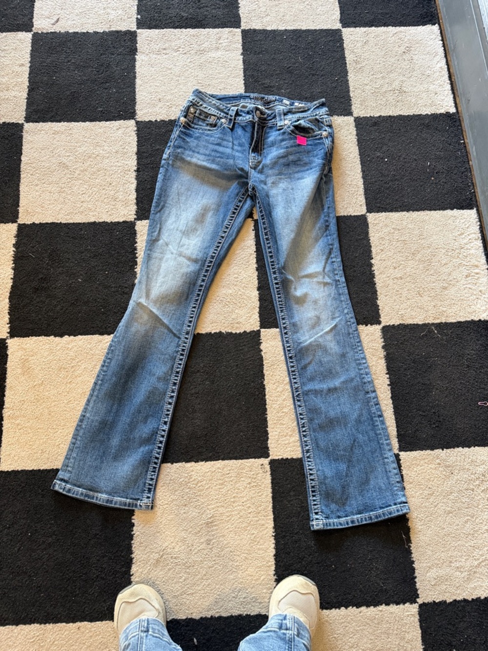 Miss Me Medium Blue Flare Jeans